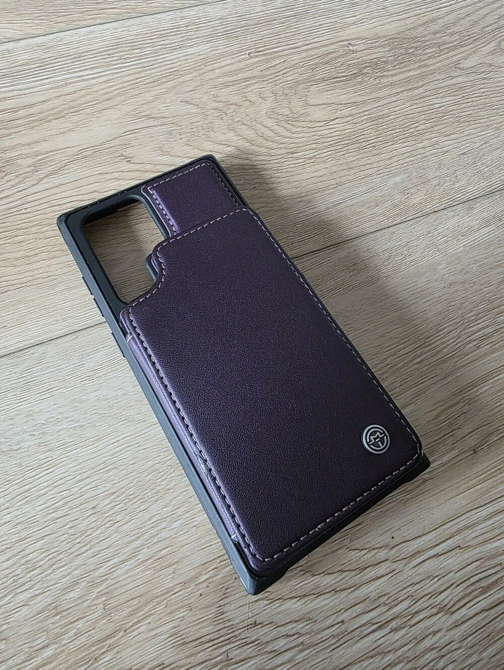 Samsung Purple Wallet Case with Cards Slot For S22 Ultra
